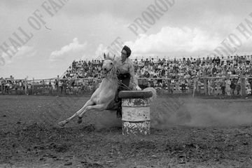 Carol Deveranuchuck Barrel Racing