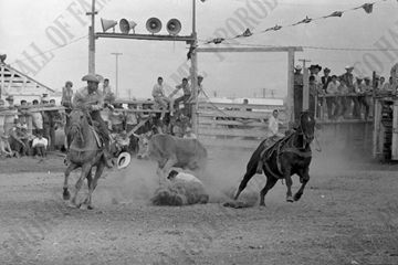 Cyril Currans Steer Wrestling