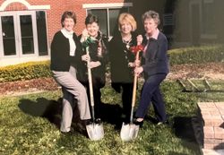 Leaders at Pathway Garden Groundbreaking Ceremony