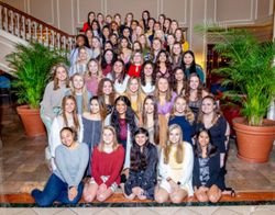 Lambda Xi (Augusta University) installation, 2019