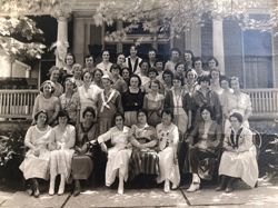 Alpha chapter, 1920, including Hannah Keenan, photograph