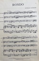 Sheet music for 