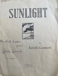 Sheet music for 