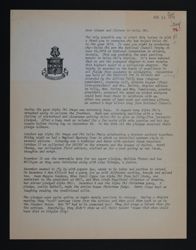 Kristin Koppen to Delta Chi Alumnae Letter, August 1974
