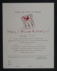 Indiana State Day Flier, 1938