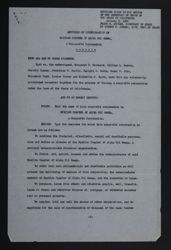 Articles of Incorporation of Epsilon Chapter of Alpha Chi Omega, January 5, 1940