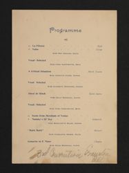 Third Convention Musicale Program, February 28-March 3, 1894