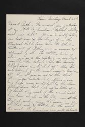 Olive Clark to Ruth Suppes Letter, March 28