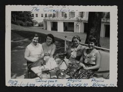 Storbeck, Lamb, Conrad and Blumer Lounging at Convention Photograph, 1955