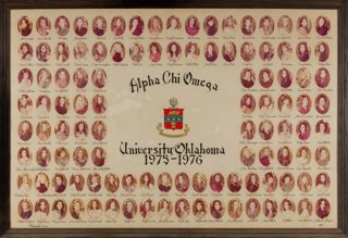 Psi Chapter Composite Photograph, 1975-1976