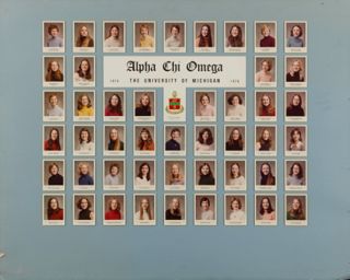 Theta Chapter Composite Photograph, 1975-1976