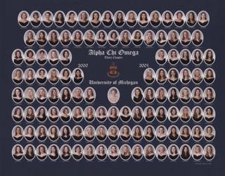 Theta Chapter Composite Photograph, 2000-2001