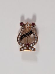 Zella Marshall Badge, 1891