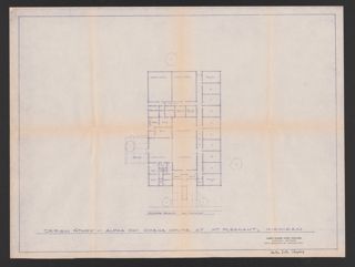 Delta Zeta Chapter House Design Study Blueprint