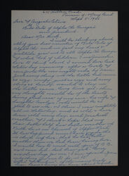 Bertha Deniston Cunningham to Beta Beta Chapter Letter, September 5, 1946