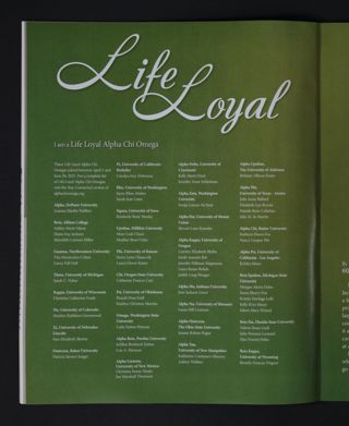 Life Loyal, Fall 2015