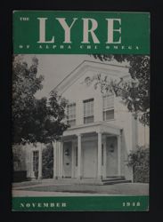 The Lyre of Alpha Chi Omega, Vol. 52, No. 1, November 1948