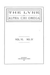 The Lyre of Alpha Chi Omega, Vol. 6, No. 4, January 1903