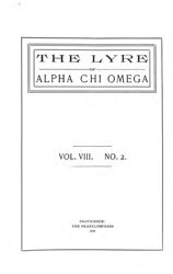 The Lyre of Alpha Chi Omega, Vol. 8, No. 2, June 1904