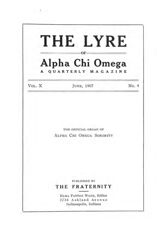 The Lyre of Alpha Chi Omega, Vol. 10, No. 4, June 1907