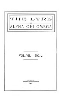 The Lyre - Alpha Chi Omega