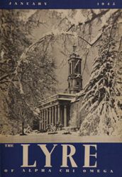 The Lyre of Alpha Chi Omega, Vol. 48, No. 2, January 1945