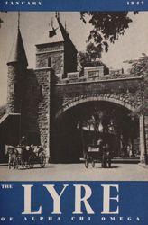 The Lyre of Alpha Chi Omega, Vol. 50, No. 2, January 1947