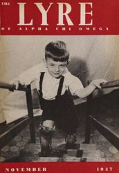 The Lyre of Alpha Chi Omega, Vol. 51, No. 1, November 1947