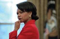 Dr. Condoleezza Rice in the White House Photograph, c. 2001