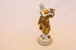 Hera Statue Holding Gold Lyre