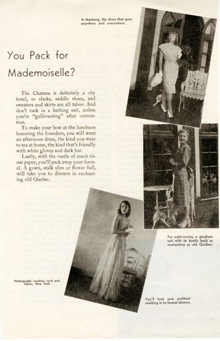 What To Wear to Convention, Lyre article, 1947