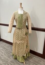 Reproduction of dress belonging to Founder Bertha Deniston Cunningham