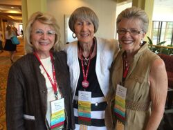 Past National Presidents Karen Miley, Ellen Vanden Brink and Judy Anderson at the 2014 National Convention