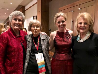 Mary Davids, Faythe Vorderstrasse, Angela Harris and Karen Miley at Natiional Convention, 2018