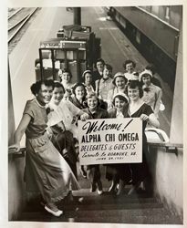 Attendee welcome to 1951 National Convention, Roanoke