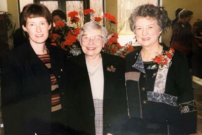 Executive directors Holly McKiernan, Jody Martindill and Nancy Leonard at Nancy's retirement celebration