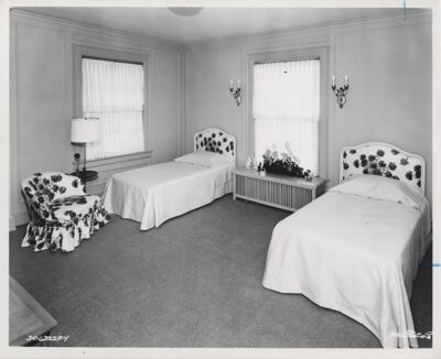 Washington Boulevard Headquarters Bedroom Photograph, 1960s