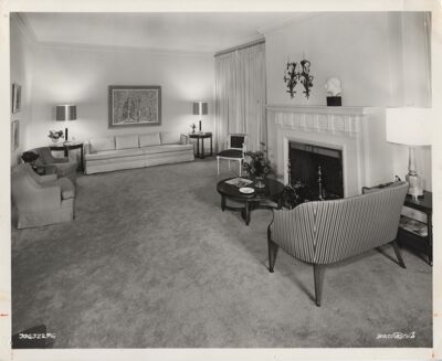 Washington Boulevard Headquarters Bedroom, Photograph, 1960s