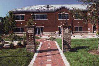 Rear Entrance and Pathway Garden at 5939 Castle Creek Headquarters Photograph