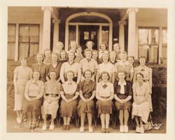 Alpha Omicron Chapter Members Photograph, 1938, The Ohio State University