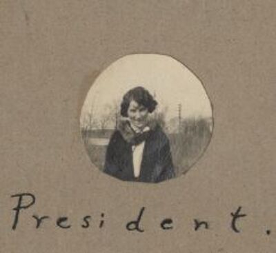 Alpha Omicron chapter (The Ohio State University) photograph, chapter president, ca. 1920