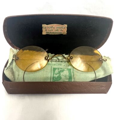 Eyeglasses belonging to Founder Estelle Leonard