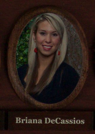 Psi Chapter Composite Detail, Briana DeCassios, 2007-2008