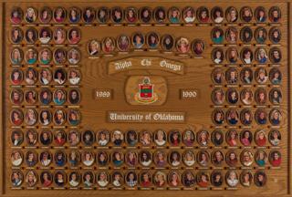 Psi Chapter Composite Photograph, 1989-1990