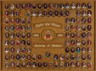 Psi Chapter Composite Photograph, 1990-1991