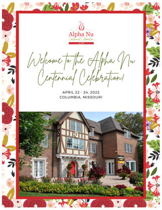 Alpha Nu (University of Missouri) Centennial Celebration Welcome Guide