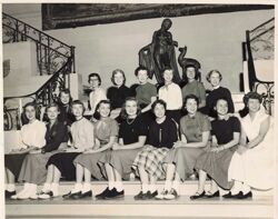 Gamma Mu (Ball State University) members, 1952, photograph