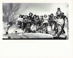 Zeta Lambda (University of Virginia) members, ca. late 1980s, photograph