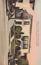 Postcard of Alpha Psi (UCLA) house, ca. 1930s