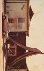 Delta Psi (University of California, Santa Barbara) house, ca. 1950s, photograph